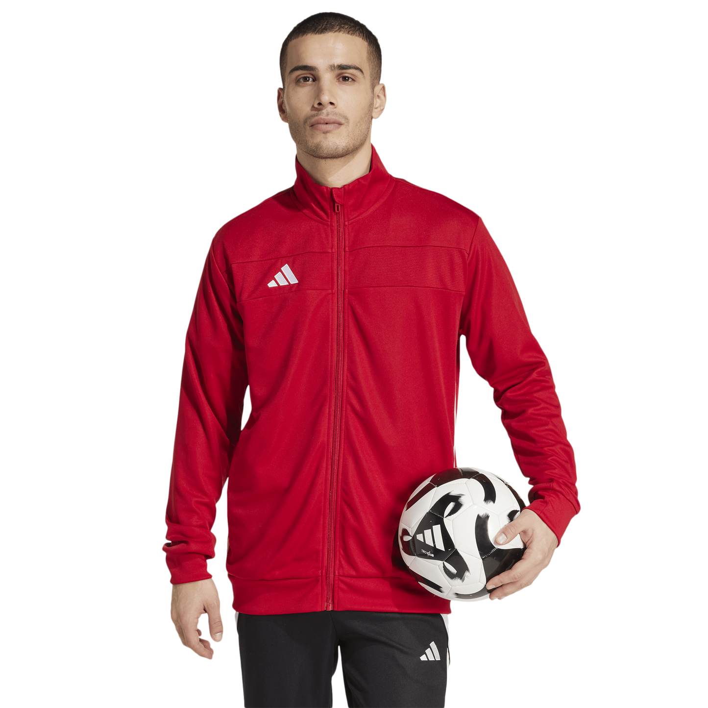 adidas Tiro 25 Essentials Training Jacket - Men's - Team Power Red/White
