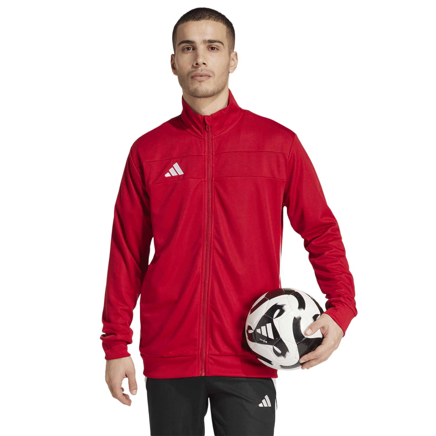 adidas Tiro 25 Essentials Training Jacket - Men's - Team Power Red/White