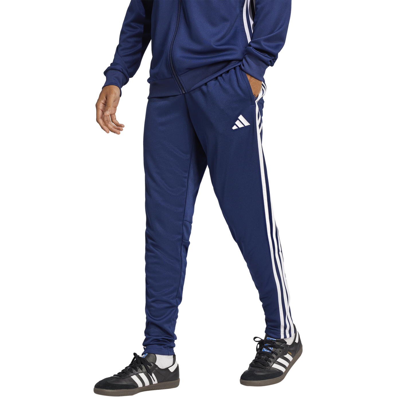 adidas Tiro Essentials Pants - Men's - White/Team Navy Blue