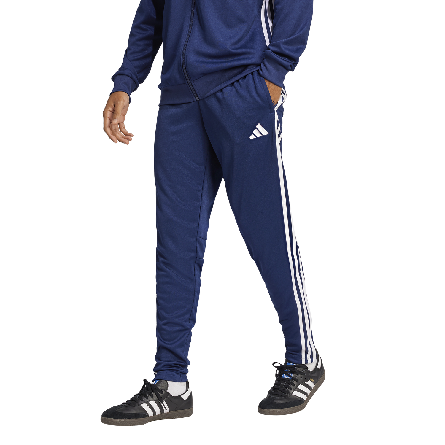 adidas Tiro Essentials Pants - Men's - White/Team Navy Blue