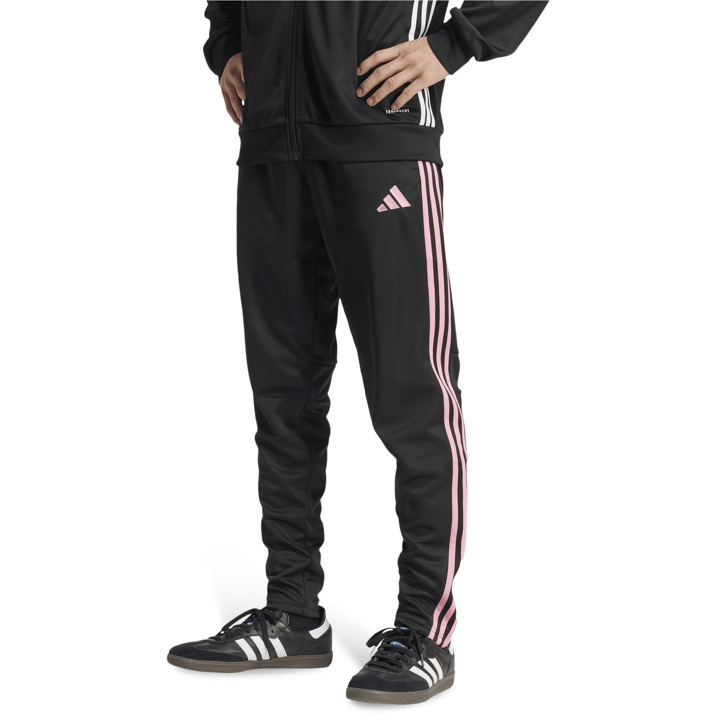 adidas Tiro Essentials Pants - Men's - Black/Easy Pink