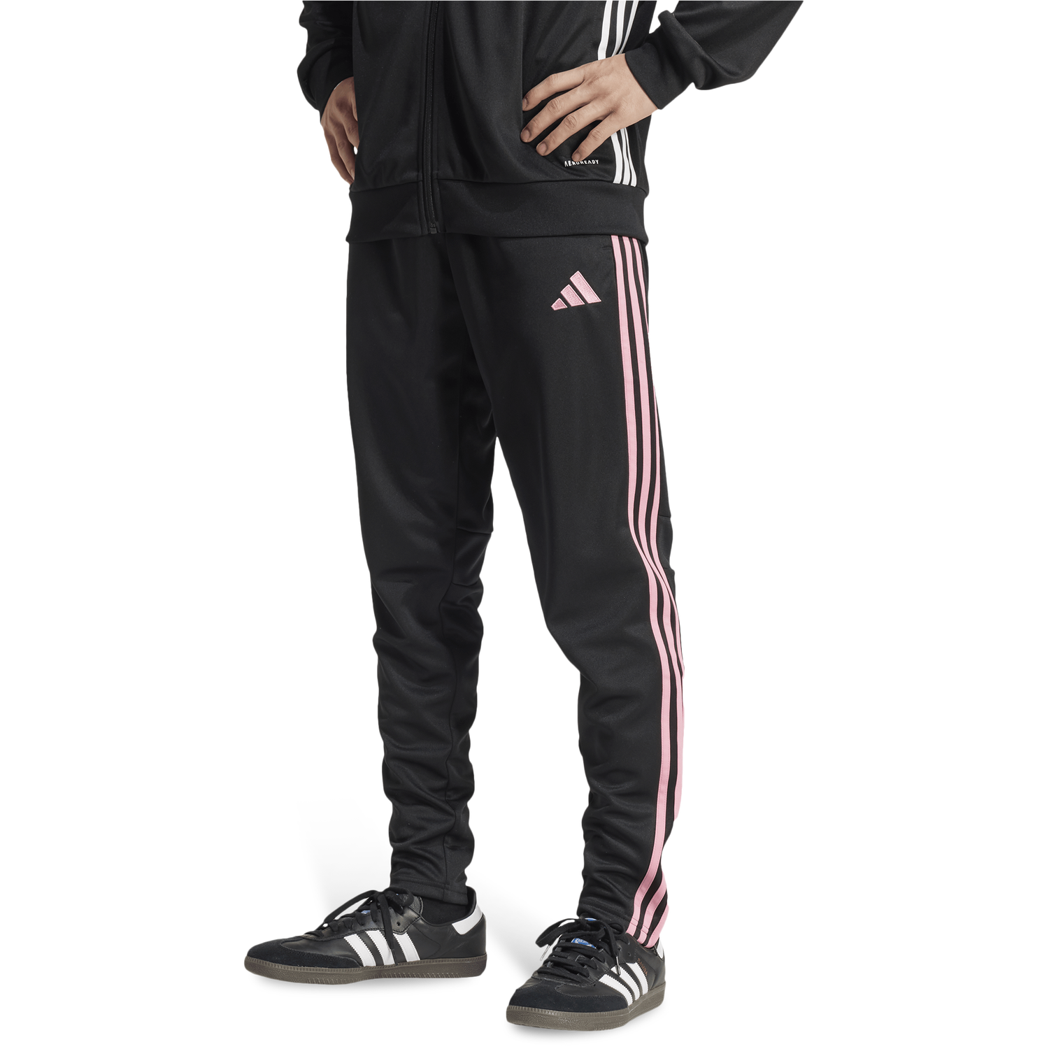 adidas Tiro Essentials Pants - Men's - Black/Easy Pink