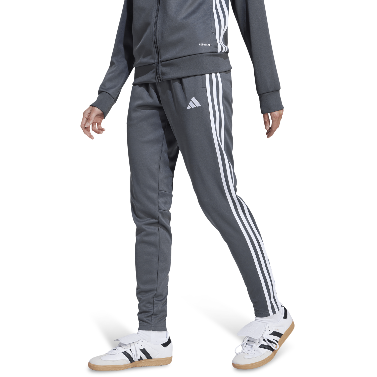 adidas Tiro 25 Essentials Training Pants - Women's - Grey/White