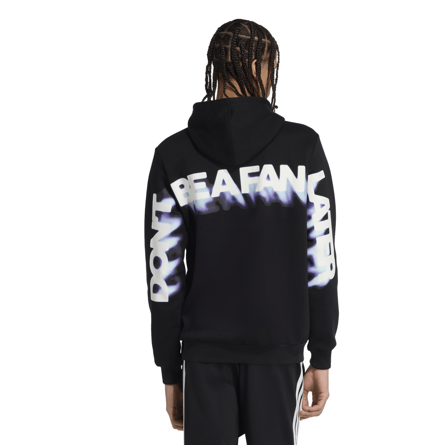adidas Overtime Hoodie - Men's - Black/Purple