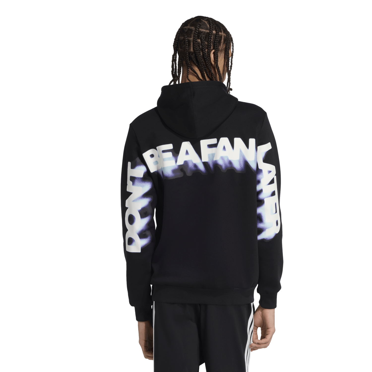 adidas Overtime Hoodie - Men's - Black/Purple