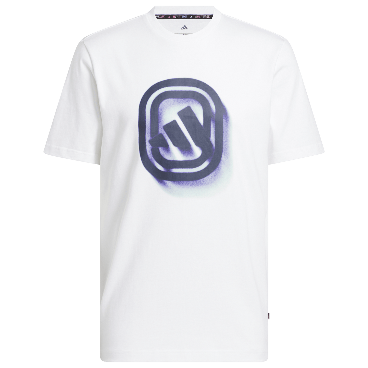 adidas Overtime T-Shirt - Men's - Purple/White