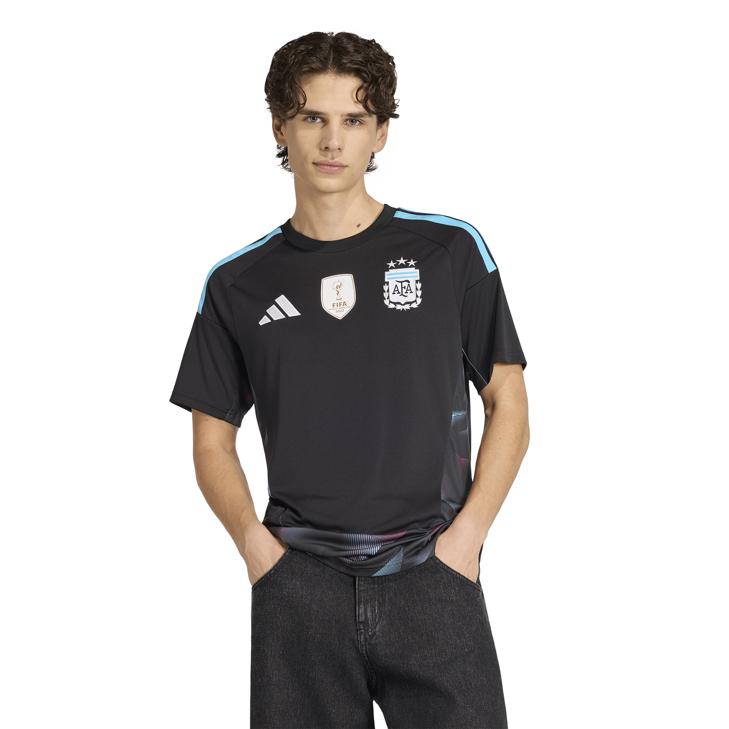 adidas Argentina 26 Home Goalkeeper Jersey - Men's - Black