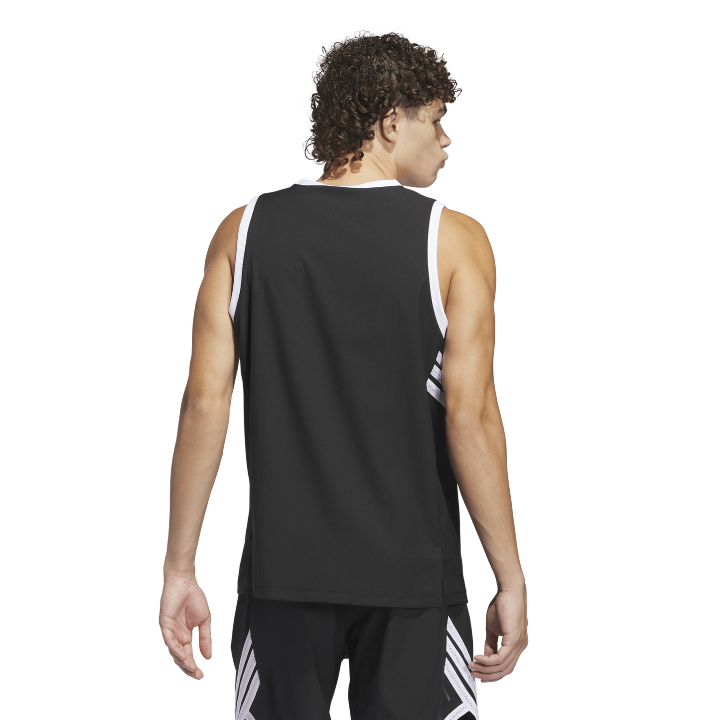 adidas CrazyLite Basketball Jersey - Men's - Black/White
