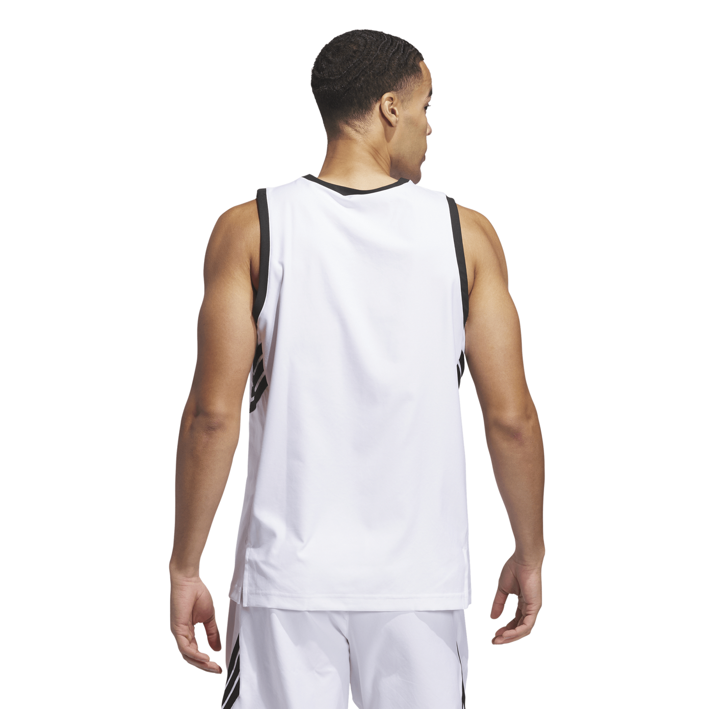 adidas CrazyLite Basketball Jersey - Men's - White/Black