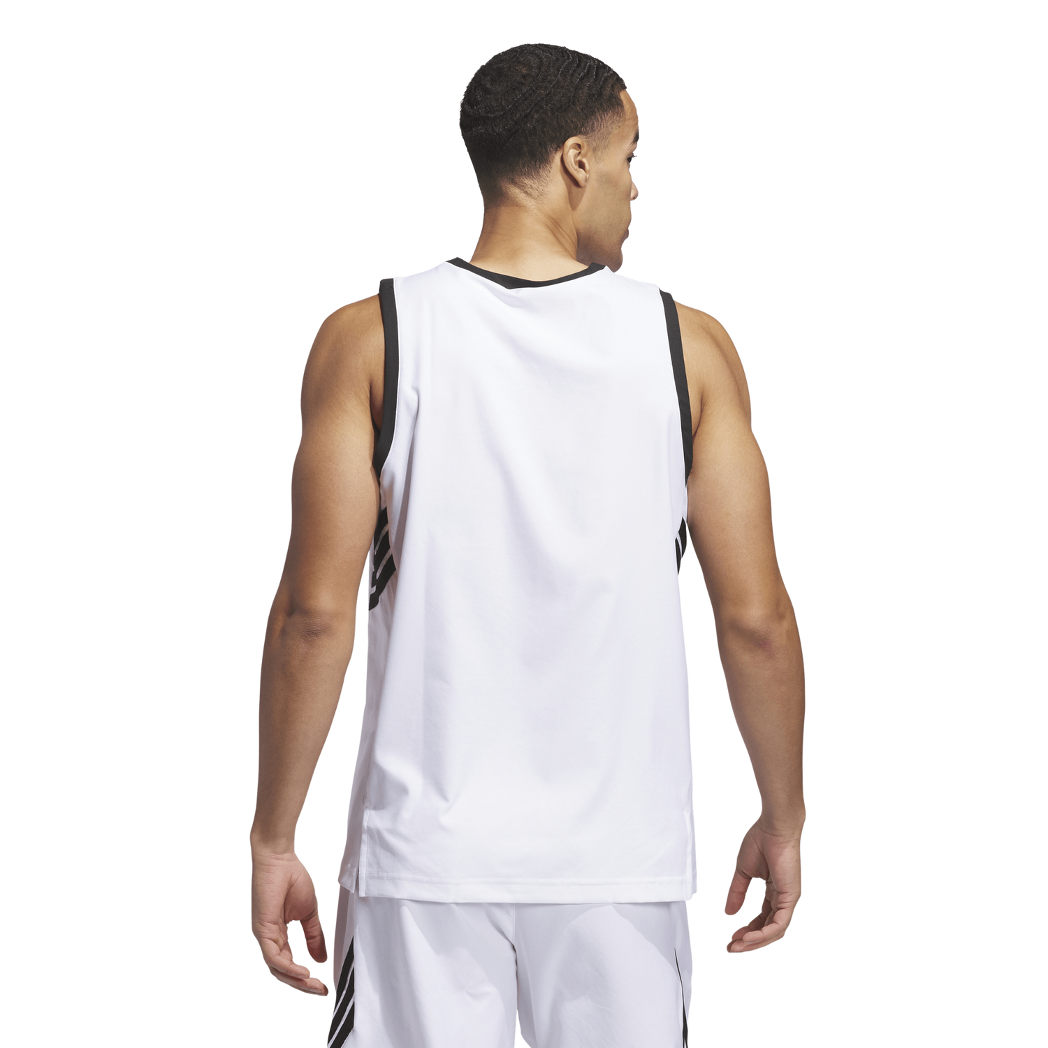 adidas CrazyLite Basketball Jersey - Men's - White/Black