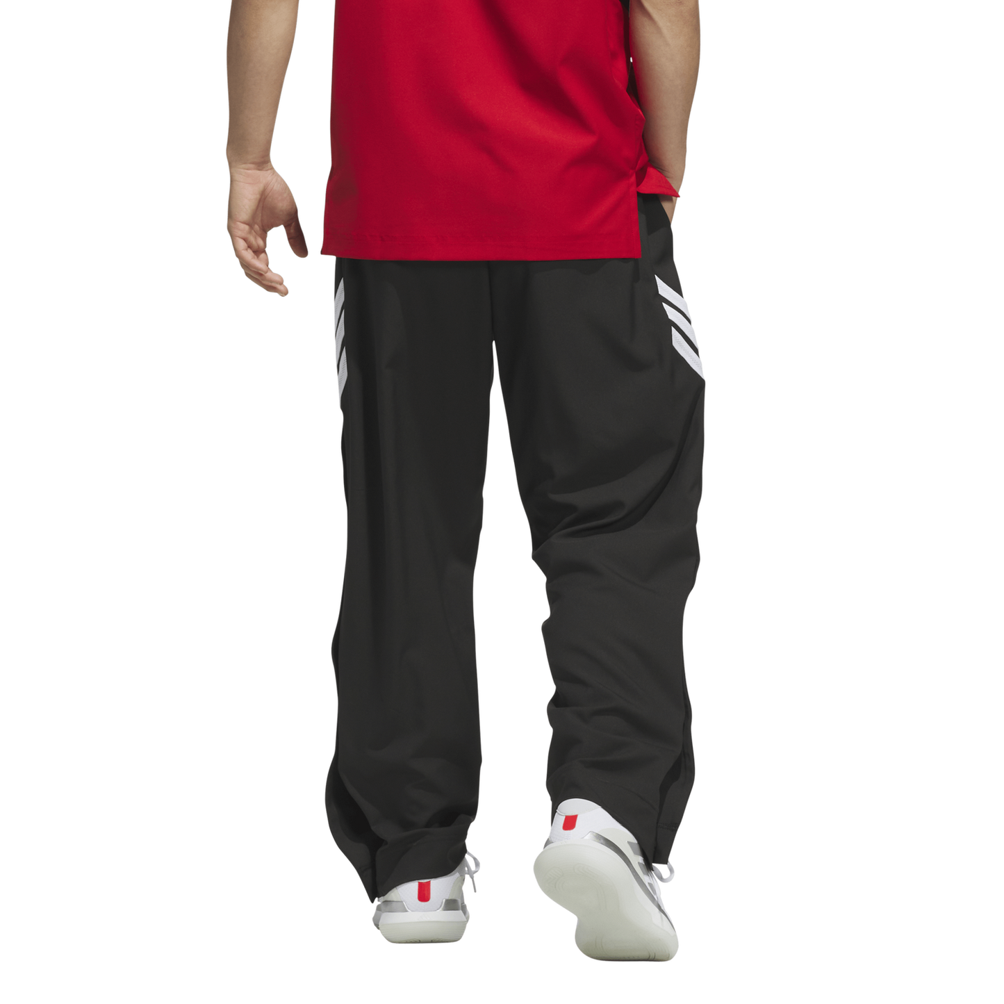 adidas CrazyLite Woven Basketball Pants - Men's - White/Black