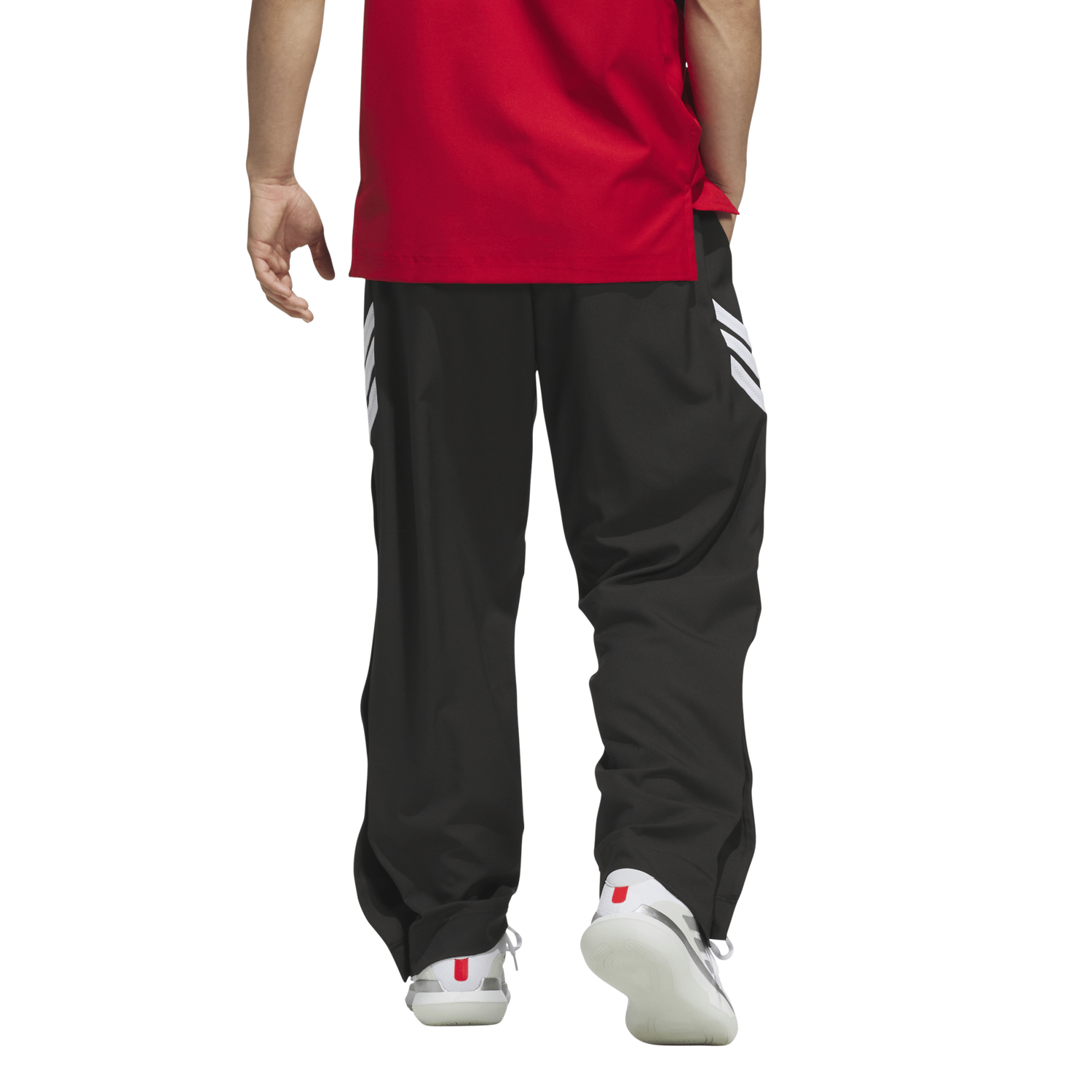 adidas CrazyLite Woven Basketball Pants - Men's - White/Black