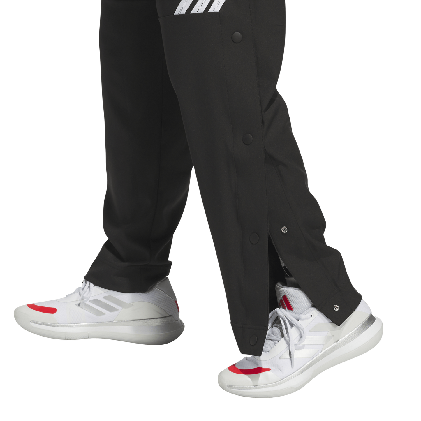 adidas CrazyLite Woven Basketball Pants - Men's - White/Black
