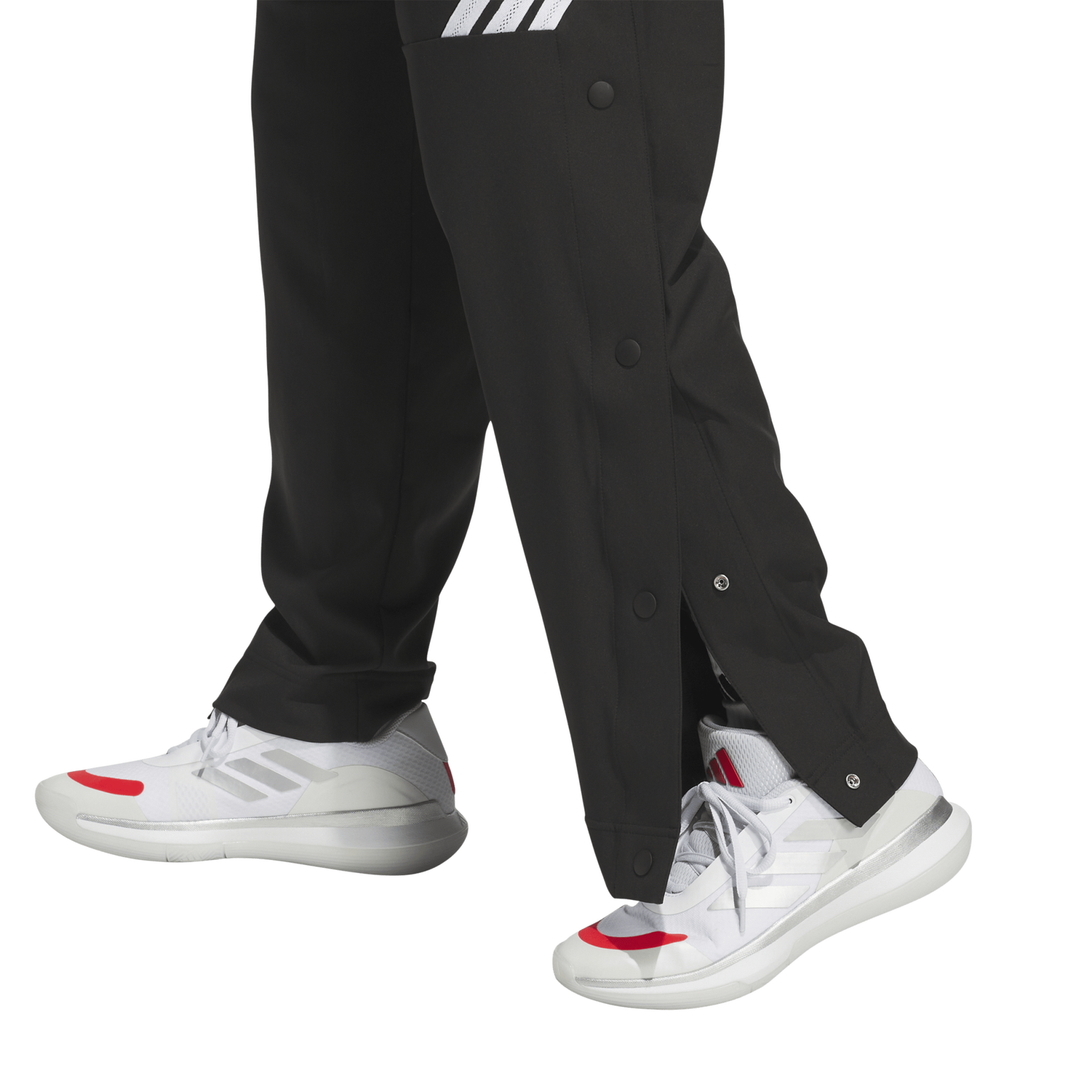 adidas CrazyLite Woven Basketball Pants - Men's - White/Black
