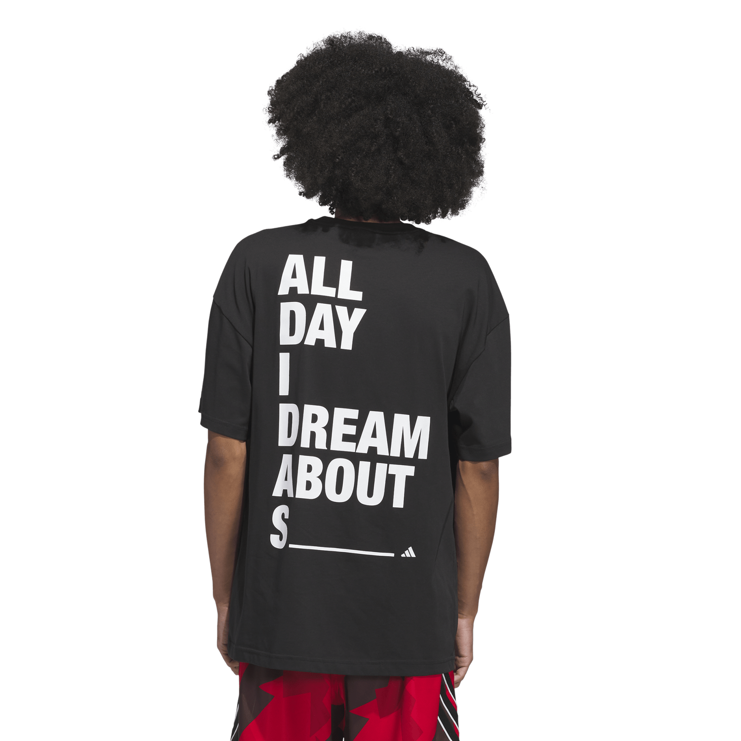 adidas All Day I Dream About T-Shirt - Men's - Black/White