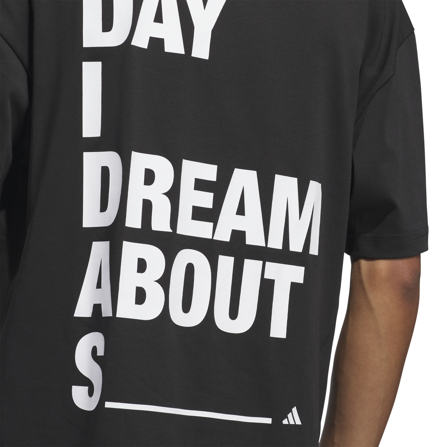 adidas All Day I Dream About T-Shirt - Men's - Black/White