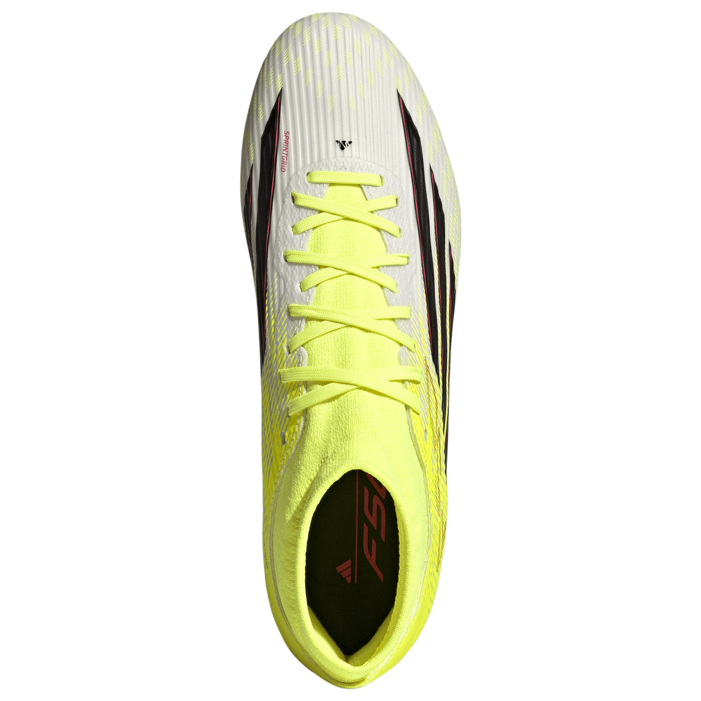 adidas F50 League Mid Firm Ground   - Women's - Core Black/Team Solar Yellow