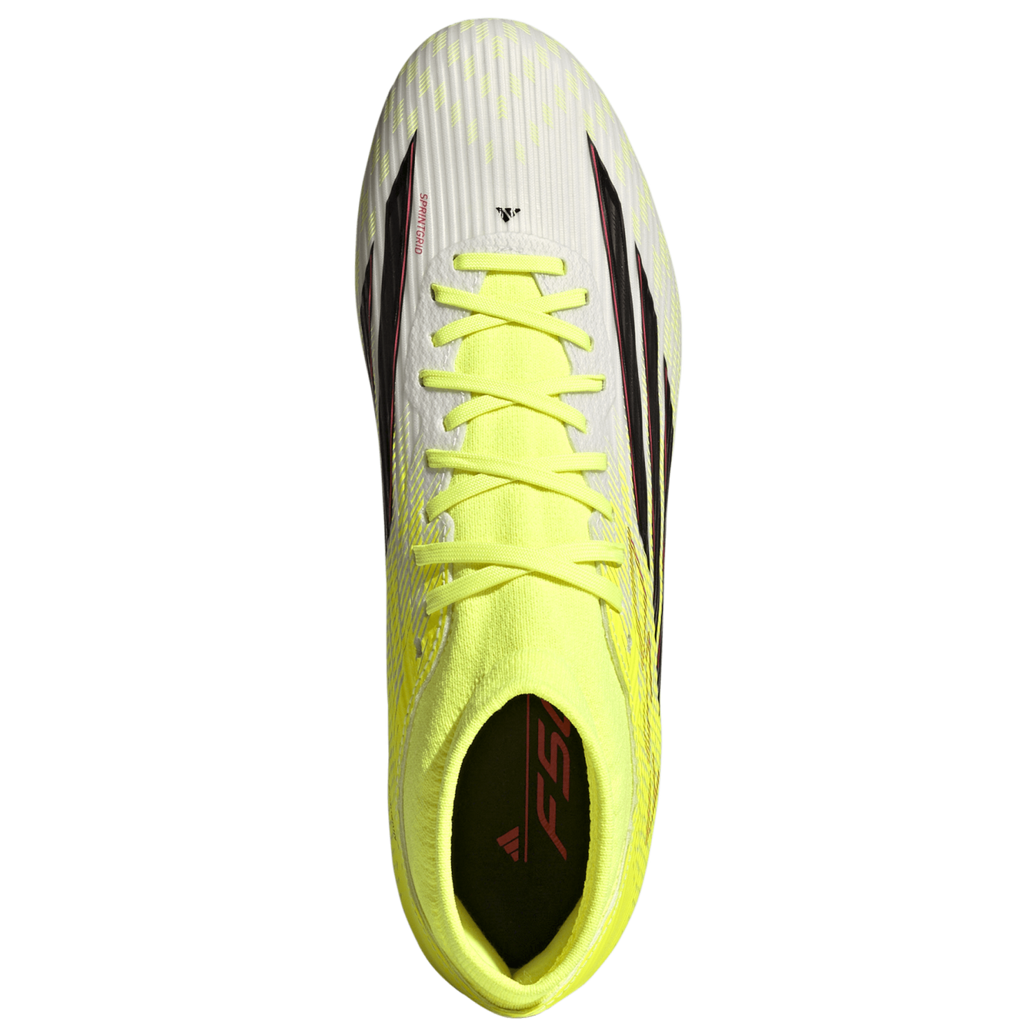 adidas F50 League Mid Firm Ground   - Women's - Core Black/Team Solar Yellow