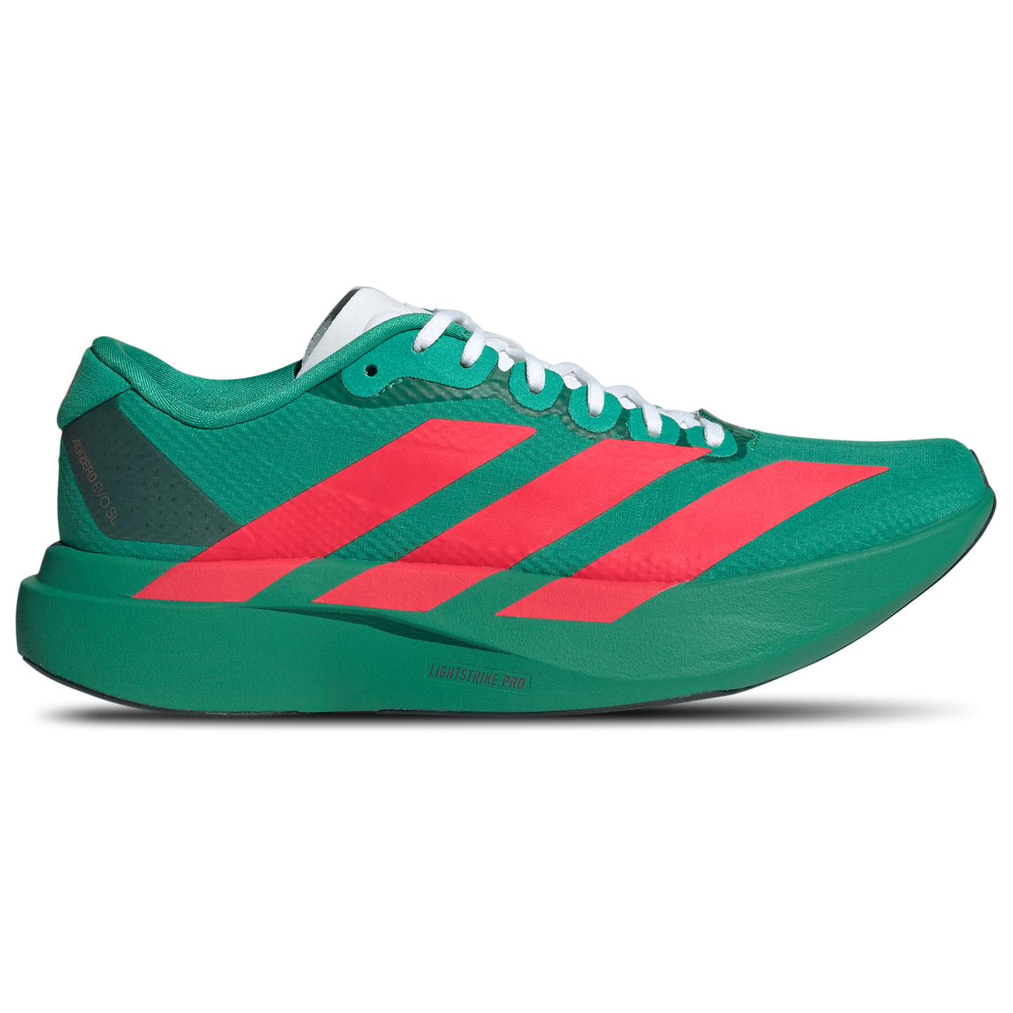 adidas Adizero Evo SL - Women's - Court Green/Lucid Red/Ftwr White