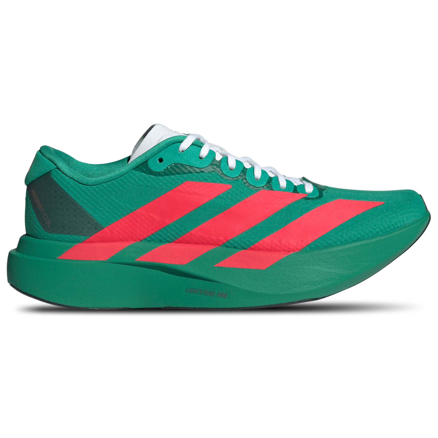 adidas Adizero Evo SL - Women's - Court Green/Lucid Red/Ftwr White