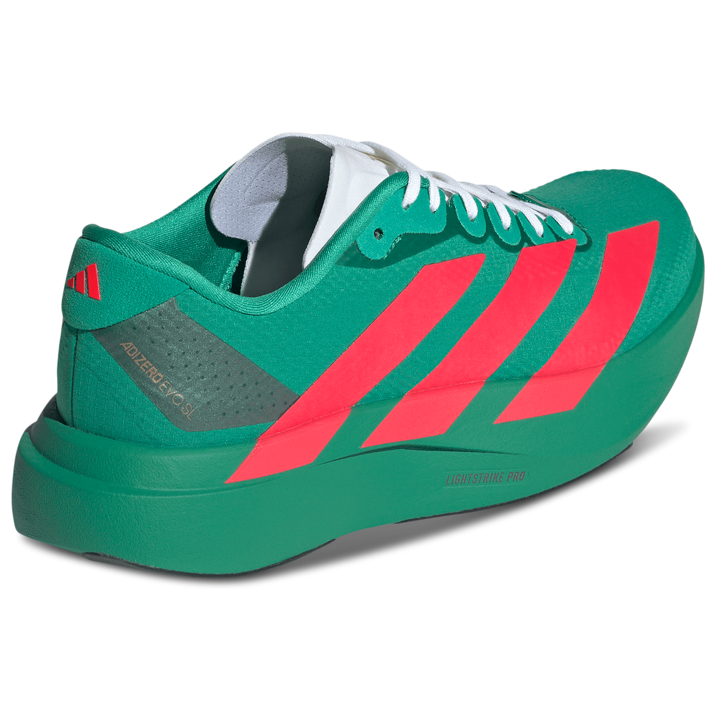 adidas Adizero Evo SL - Women's - Court Green/Lucid Red/Ftwr White