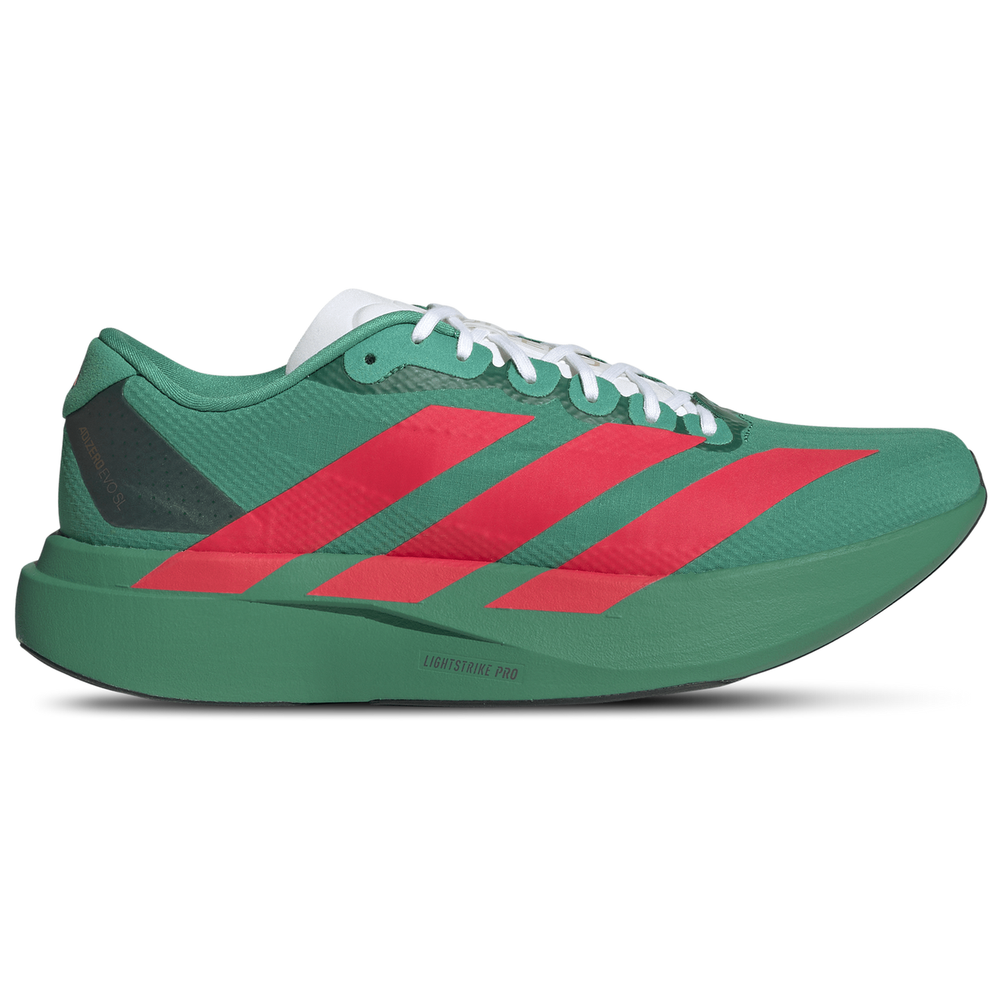 adidas Adizero Evo SL - Men's - Ftwr White/Lucid Red/Court Green