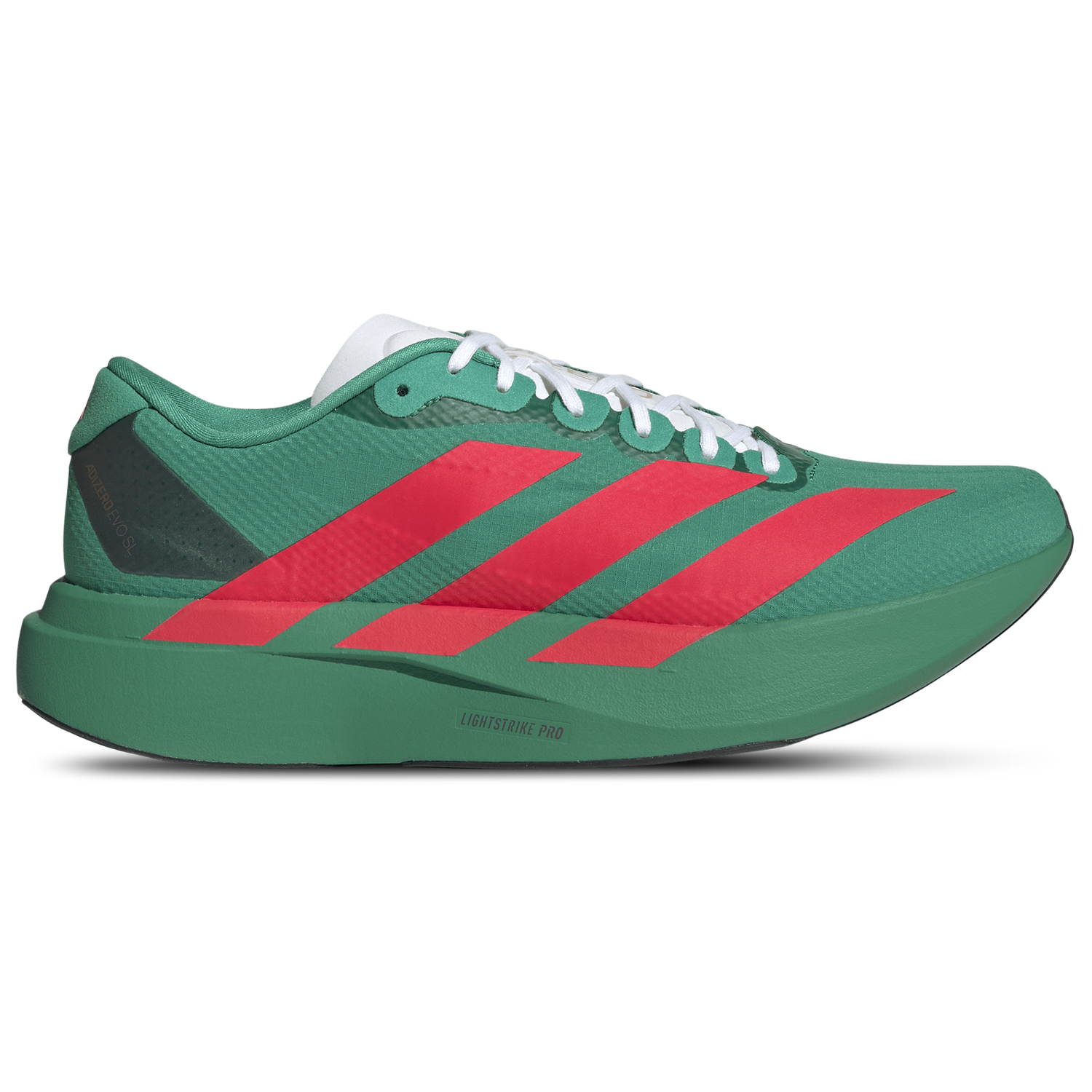 adidas Adizero Evo SL - Men's - Ftwr White/Lucid Red/Court Green