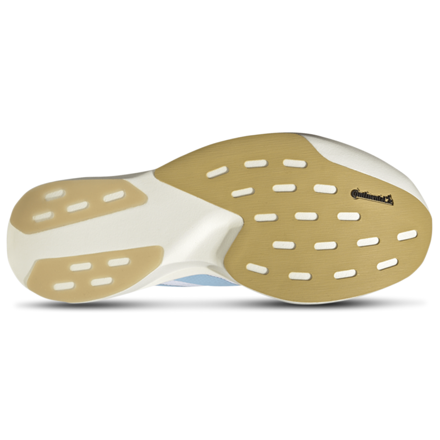 adidas Adizero Evo SL Woven - Men's - Clear Blue/Matte Gold/Footwear White