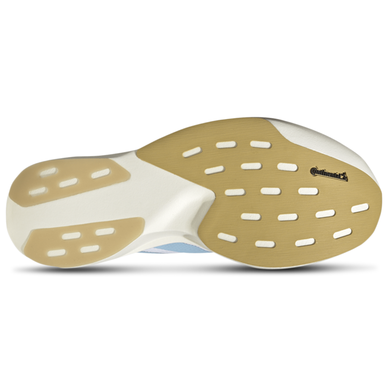 adidas Adizero Evo SL Woven - Men's - Clear Blue/Matte Gold/Footwear White