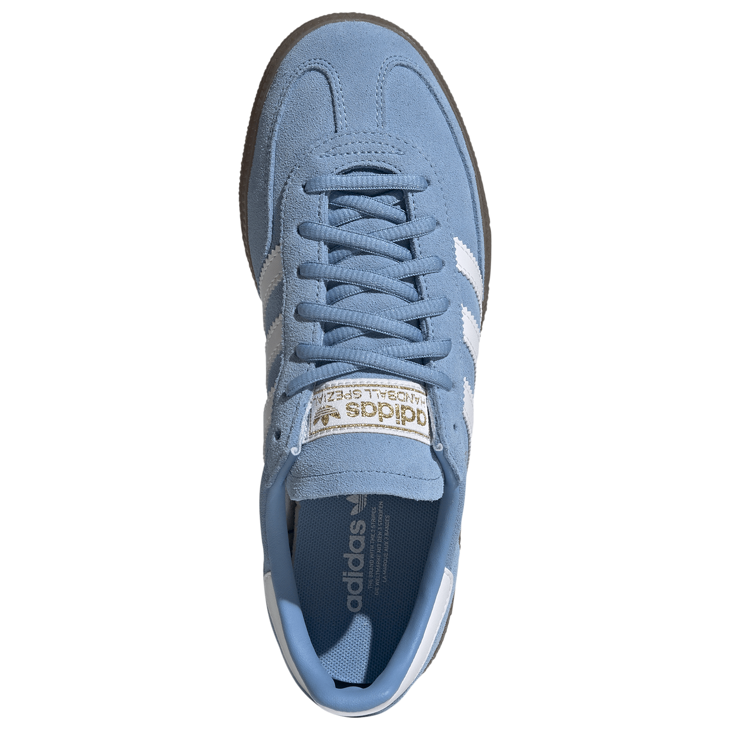 adidas Originals Handball Spezial - Women's - Footwear White/Light Blue/Gum5
