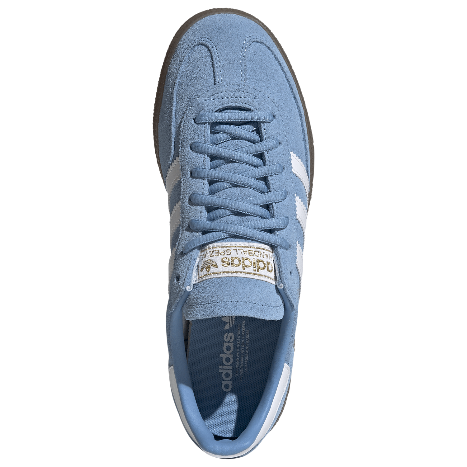 adidas Originals Handball Spezial - Women's - Footwear White/Light Blue/Gum5