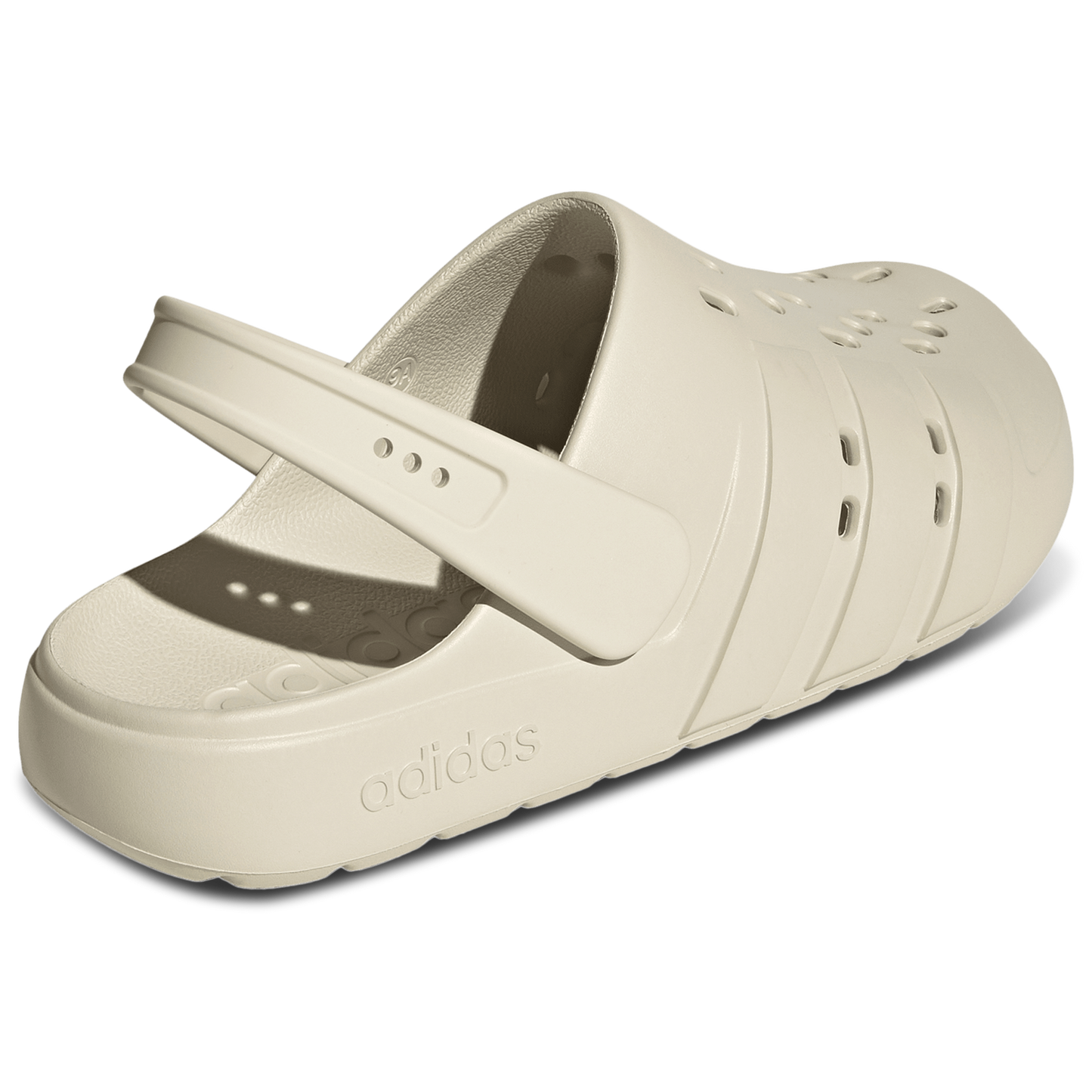 adidas Adilette Clogs - Men's - Alumina/Alumina
