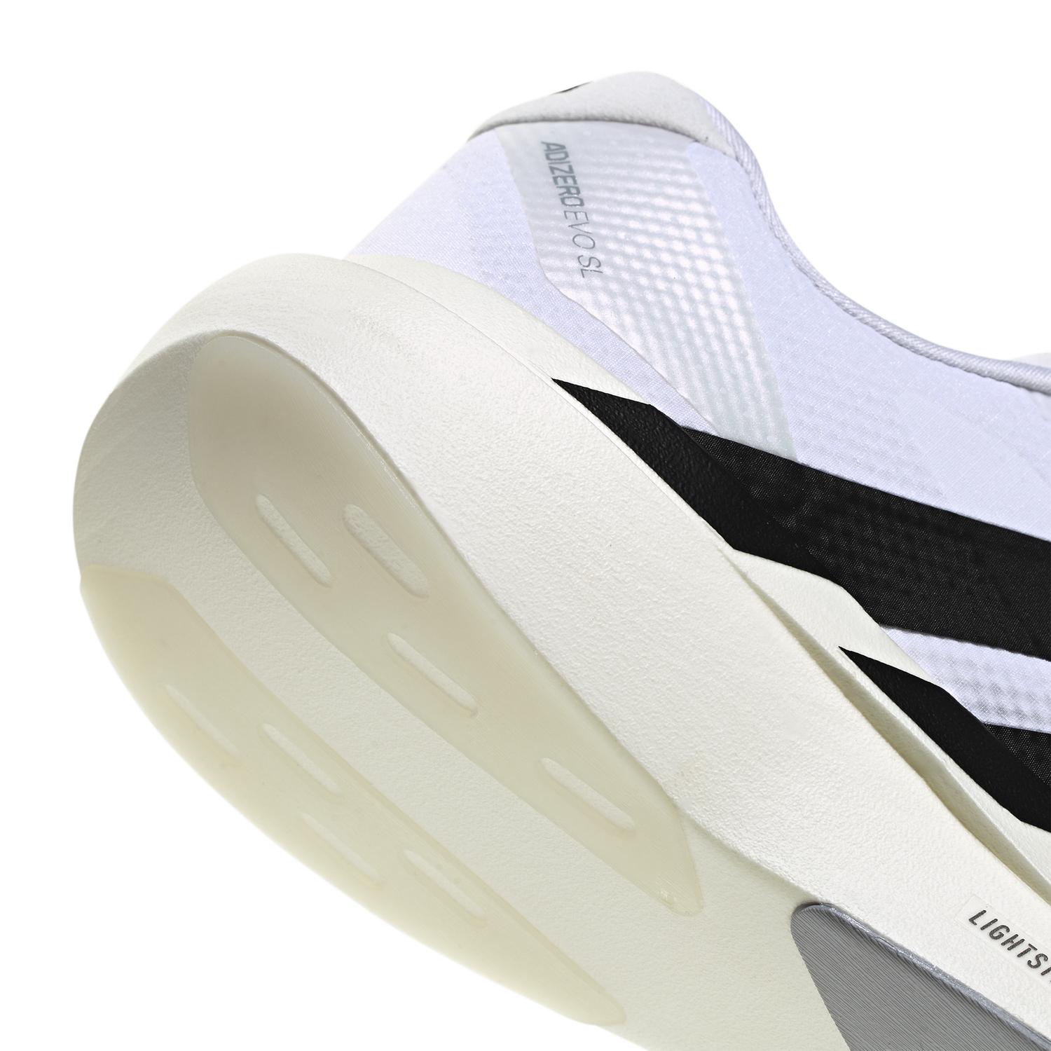 adidas Adizero Evo SL Woven - Men's - Footwear White/Core Black/Dash Grey