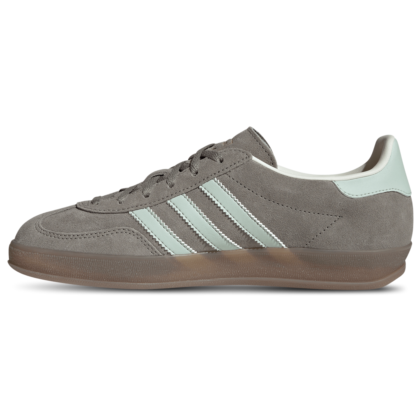 adidas Originals Gazelle Indoor - Women's - Silver Pebble/Linen Green/Gum