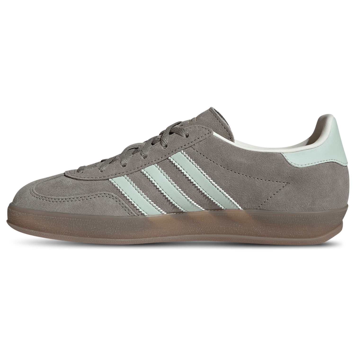 adidas Originals Gazelle Indoor - Women's - Silver Pebble/Linen Green/Gum