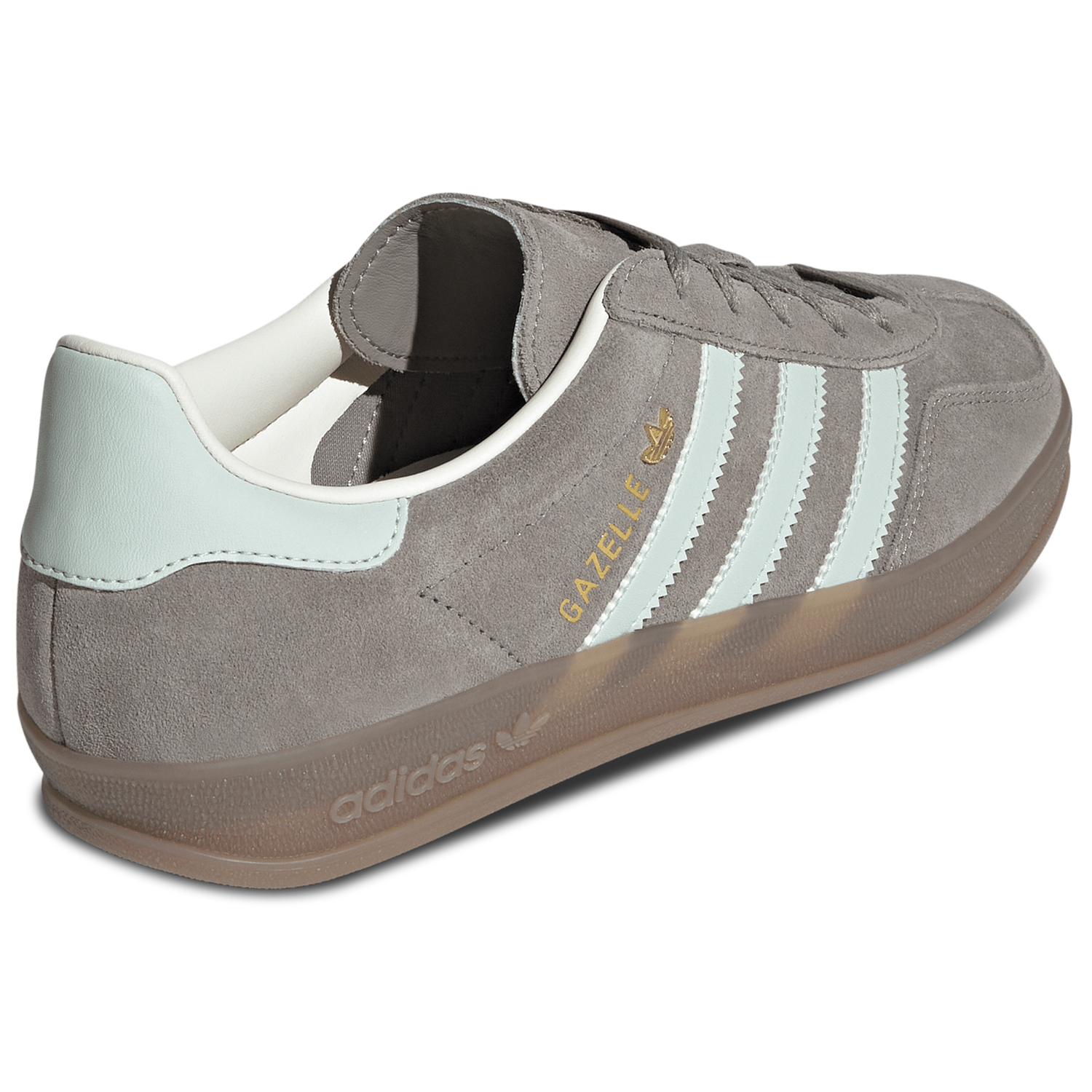 adidas Originals Gazelle Indoor - Women's - Silver Pebble/Linen Green/Gum