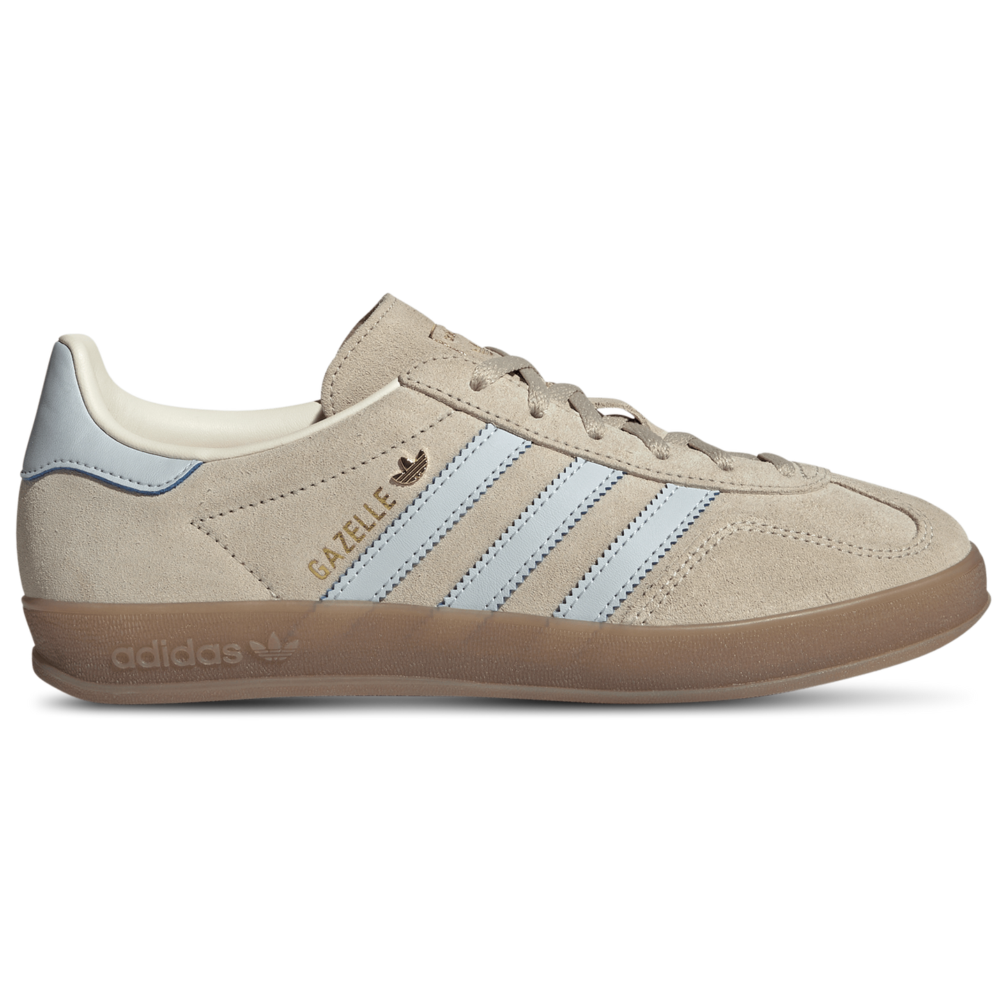 adidas Originals Gazelle Indoor - Women's - Gum/Halo Blue/Wonder Beige