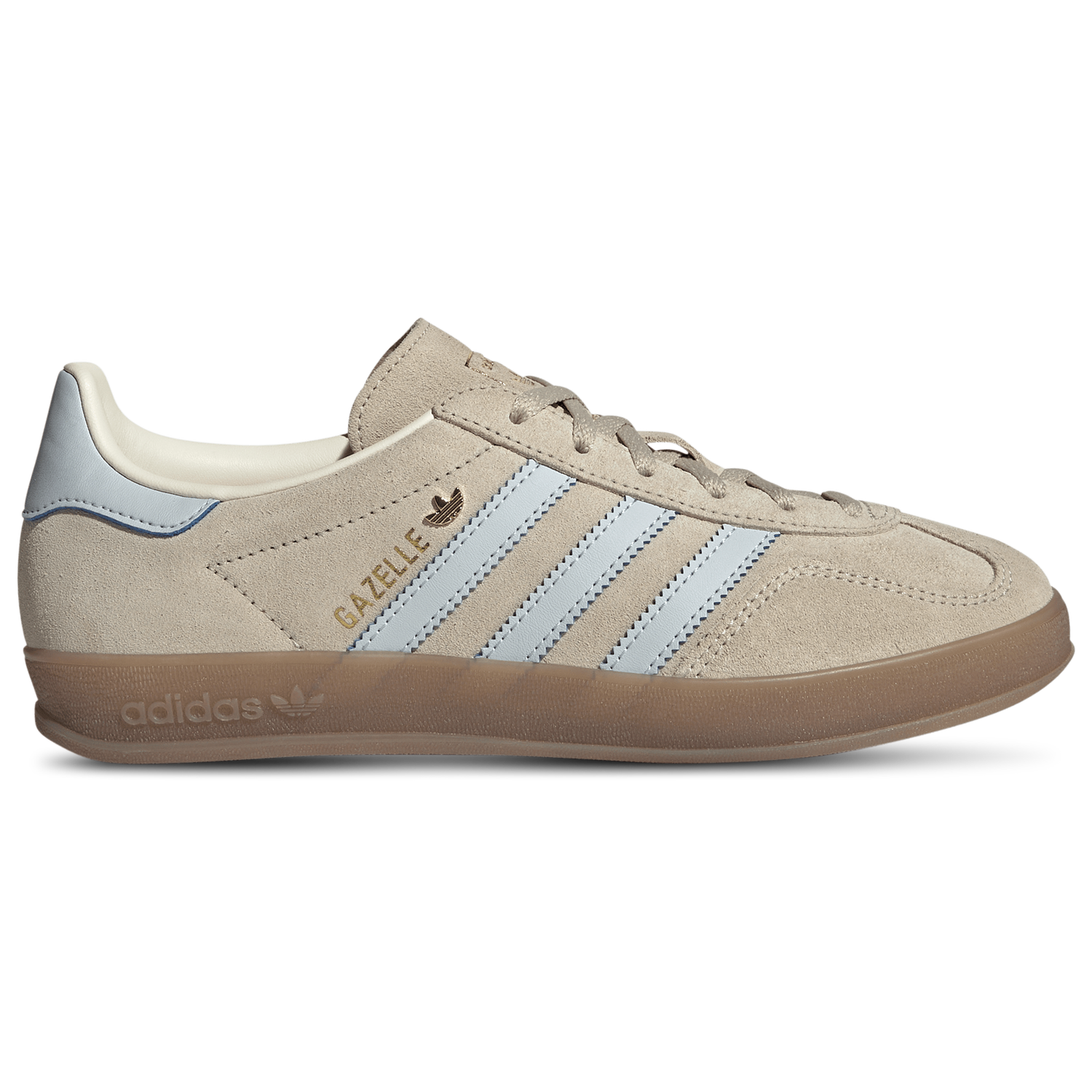 adidas Originals Gazelle Indoor - Women's - Gum/Halo Blue/Wonder Beige