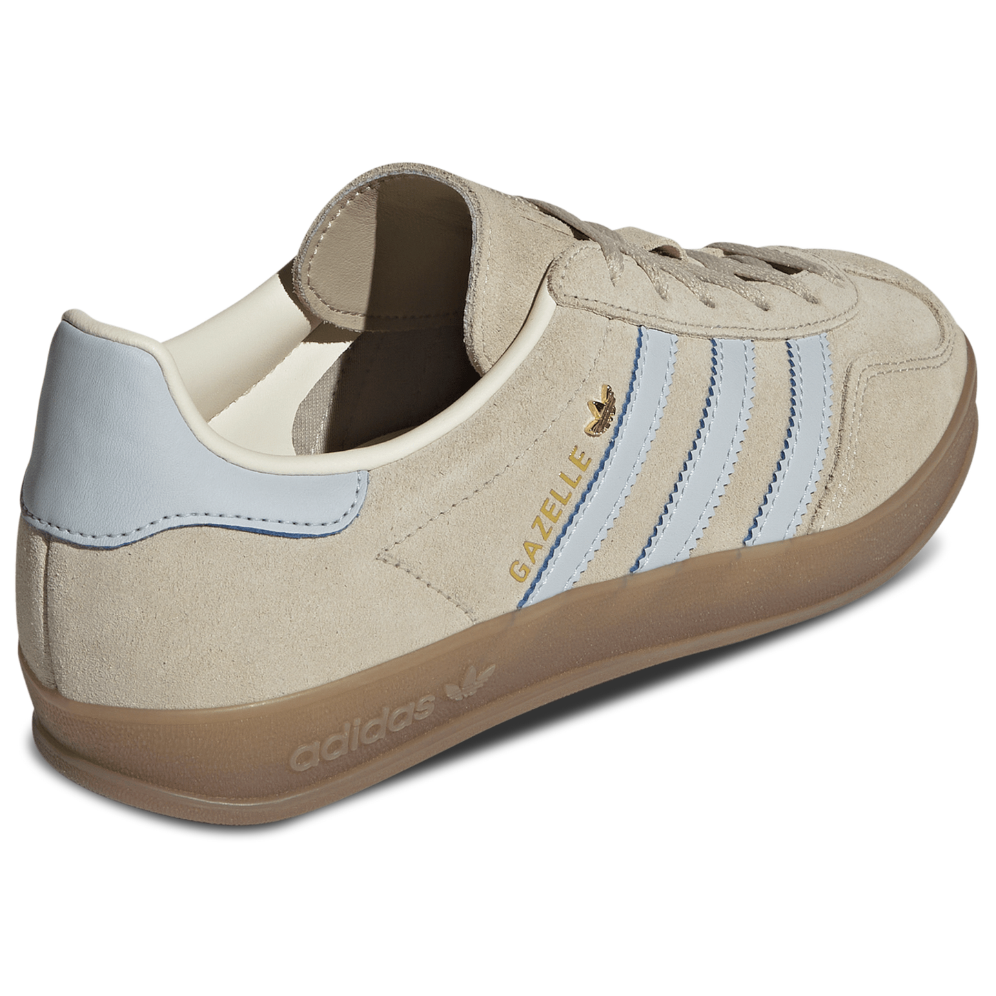 adidas Originals Gazelle Indoor - Women's - Gum/Halo Blue/Wonder Beige
