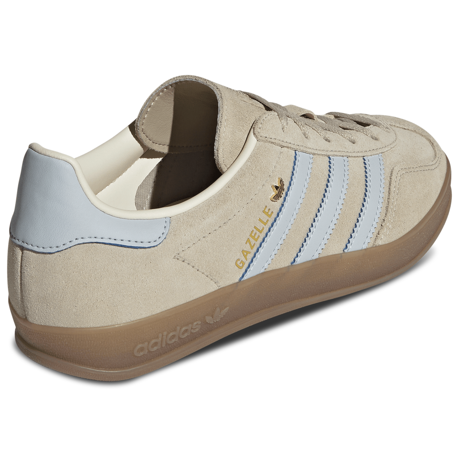 adidas Originals Gazelle Indoor - Women's - Gum/Halo Blue/Wonder Beige