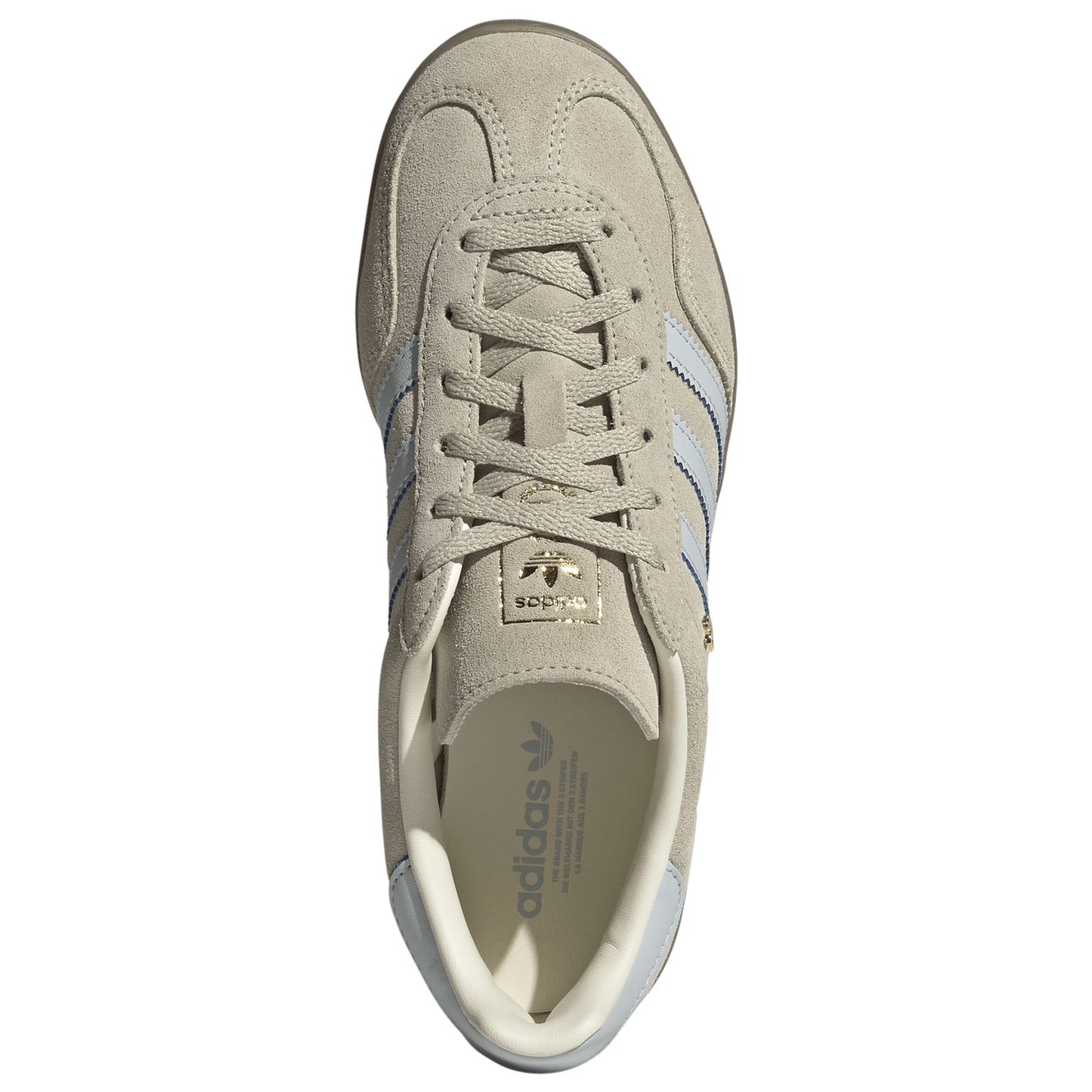 adidas Originals Gazelle Indoor - Women's - Gum/Halo Blue/Wonder Beige