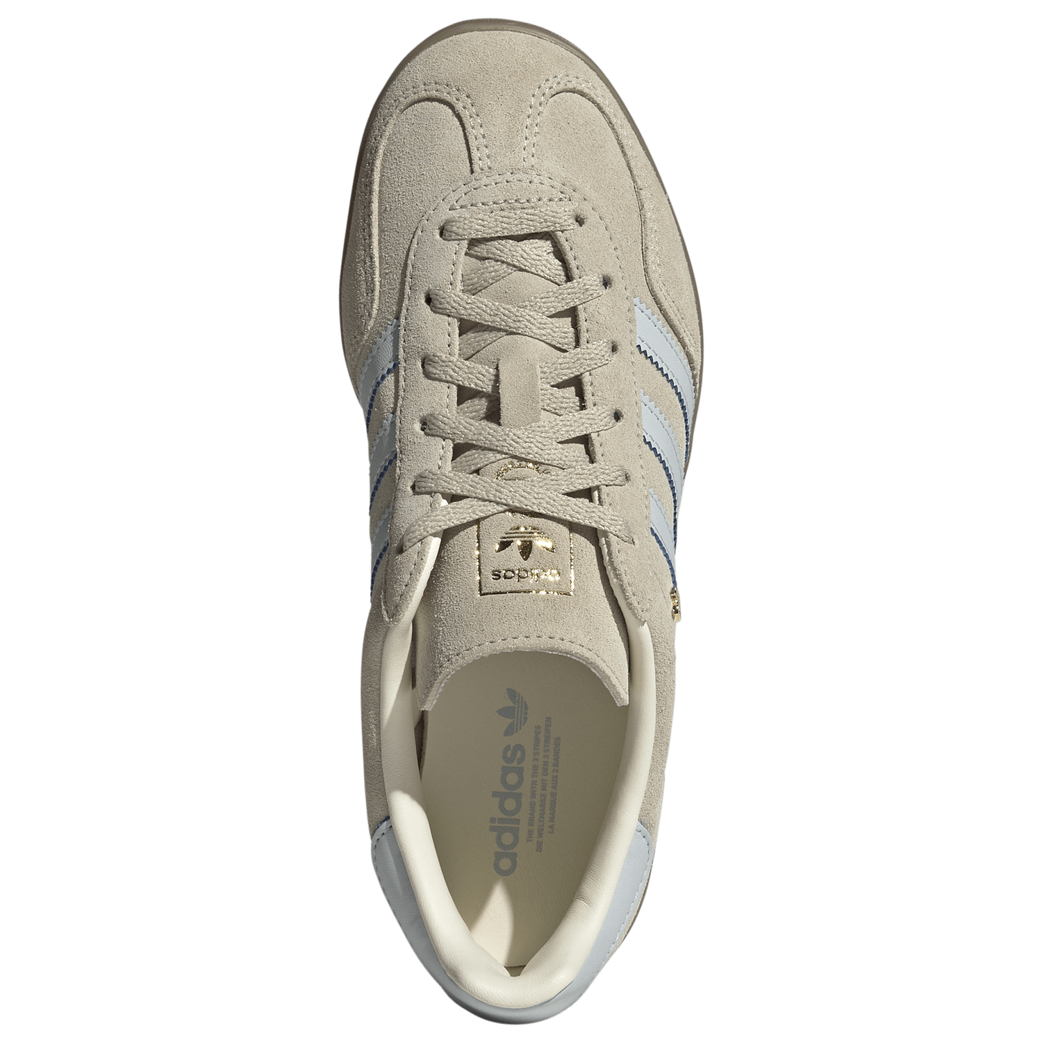 adidas Originals Gazelle Indoor - Women's - Gum/Halo Blue/Wonder Beige