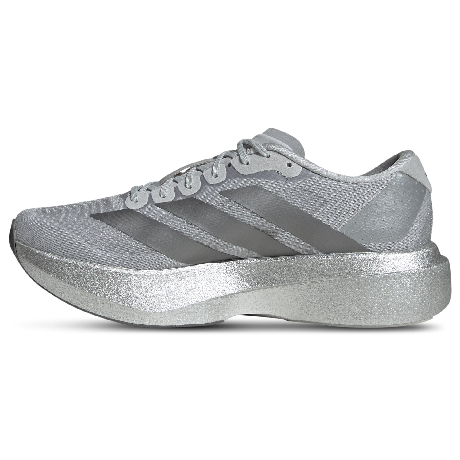 adidas Adizero Evo SL - Men's - Metallic Silver/Metallic Silver/Metallic Iron