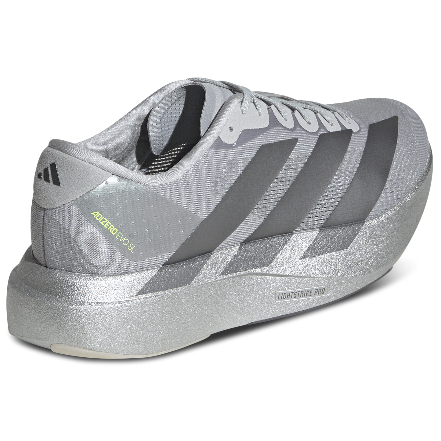 adidas Adizero Evo SL - Men's - Metallic Silver/Metallic Silver/Metallic Iron