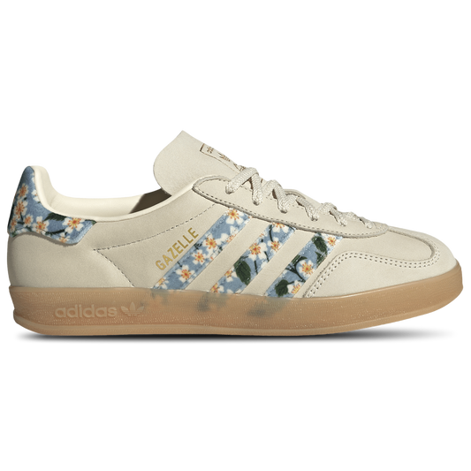 adidas Originals x Liberty London Gazelle Indoor - Women's - Cream White/Gold Metallic