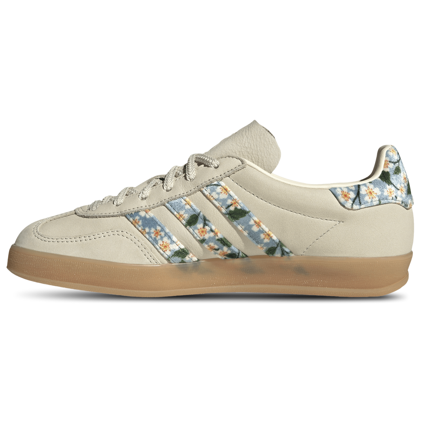 adidas Originals x Liberty London Gazelle Indoor - Women's - Cream White/Gold Metallic