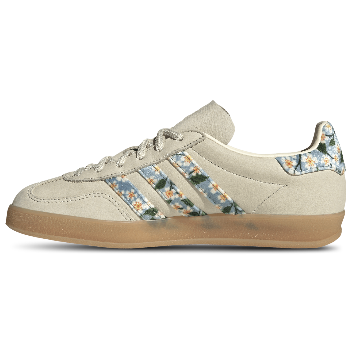 adidas Originals x Liberty London Gazelle Indoor - Women's - Cream White/Gold Metallic