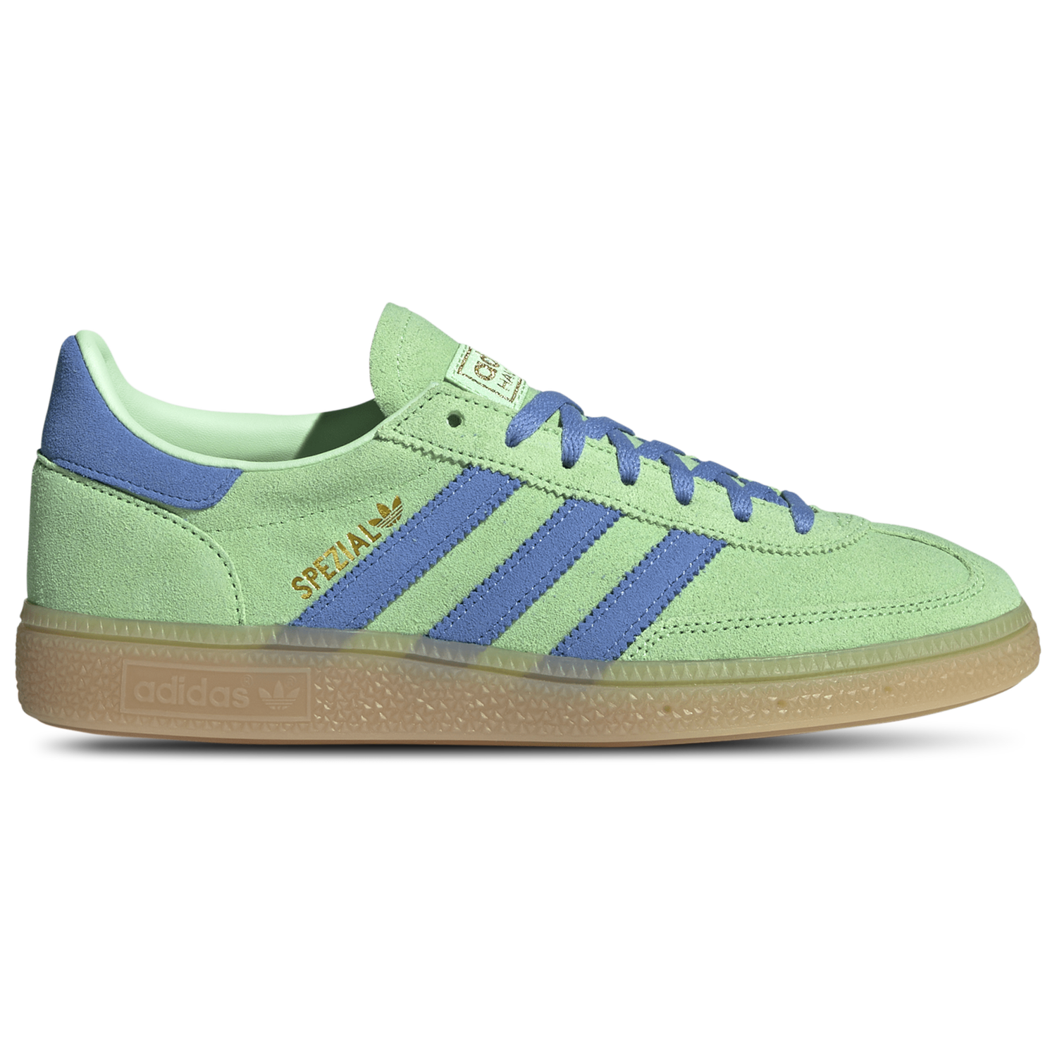 adidas Originals Handball Spezial - Women's - Lime Burst/Blue Fusion