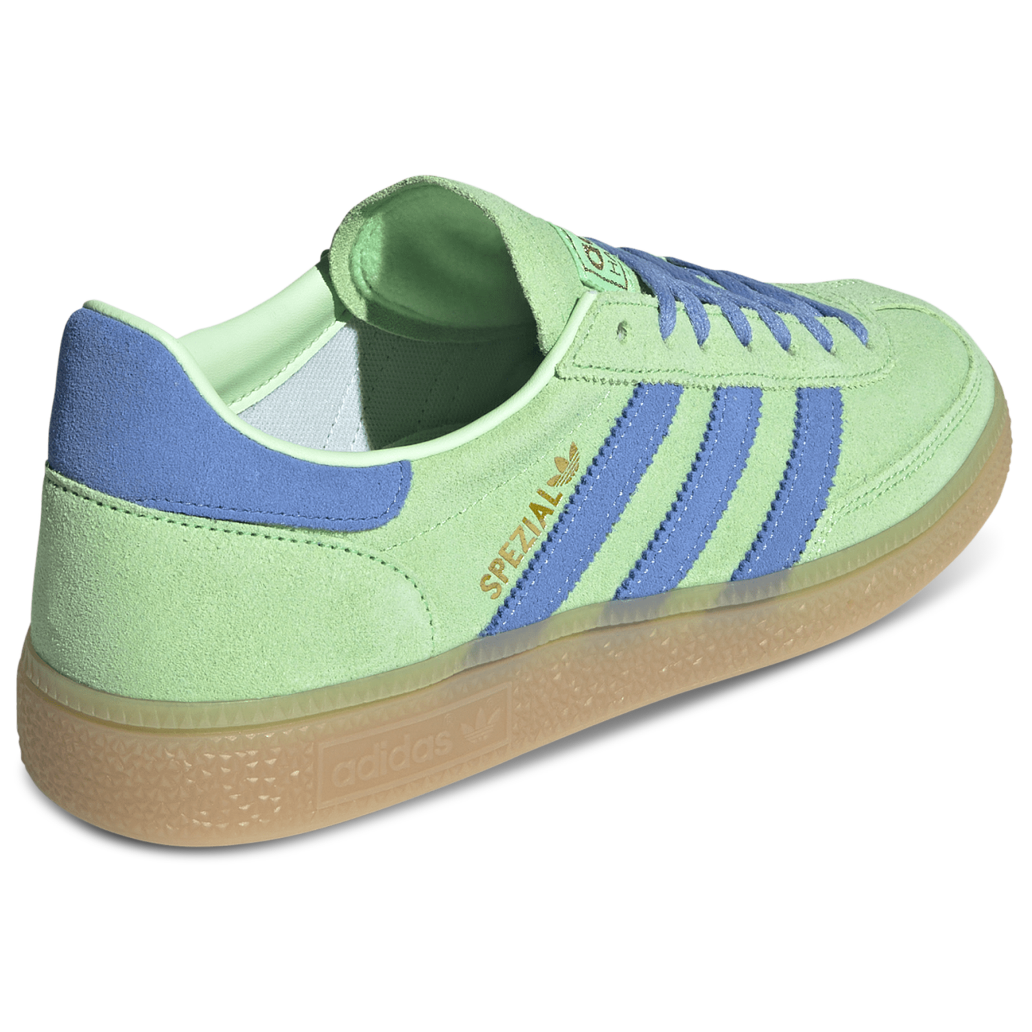 adidas Originals Handball Spezial - Women's - Lime Burst/Blue Fusion