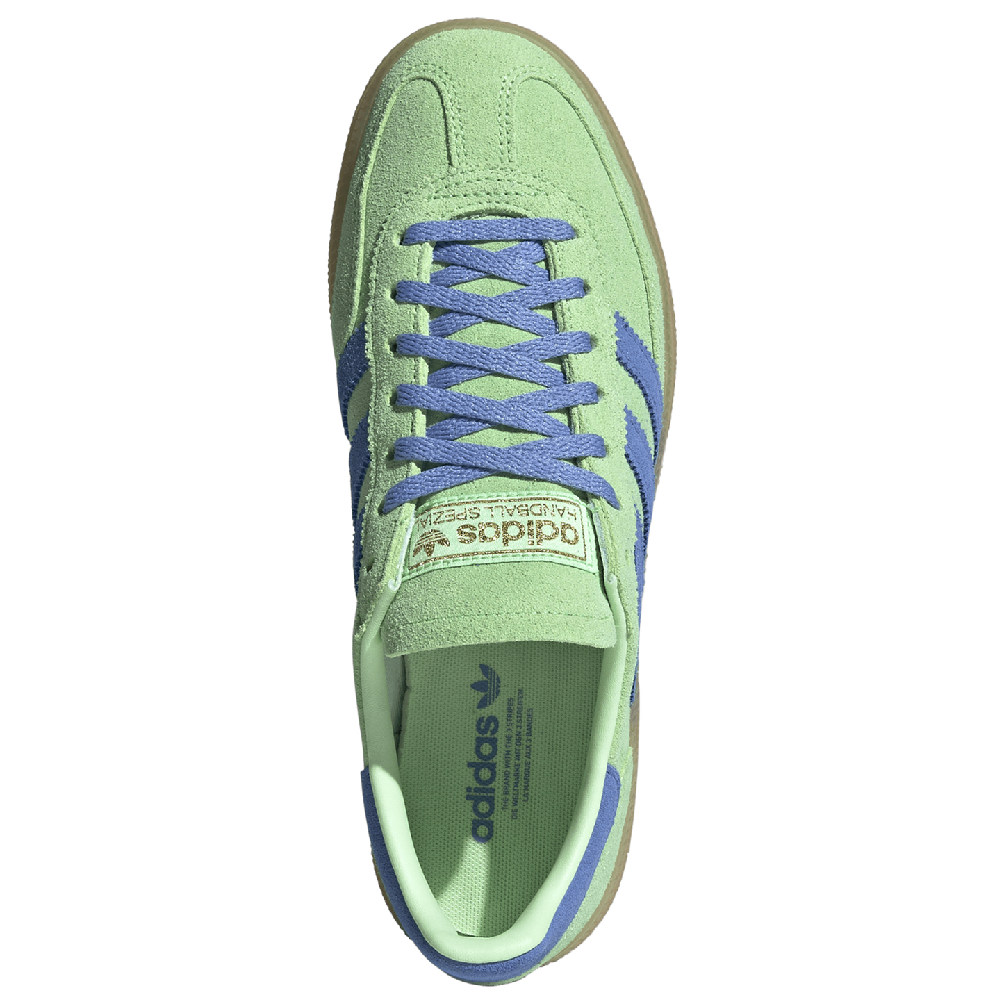 adidas Originals Handball Spezial - Women's - Lime Burst/Blue Fusion